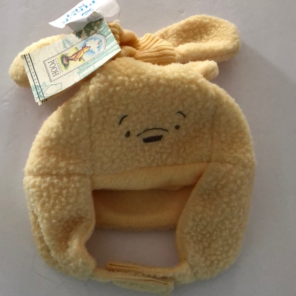 Disney Other - NWT Disney Classic Pooh Infants Hat and Mitten
